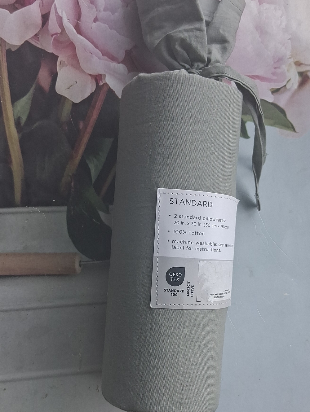 100 % Cotton Crisp Percale Pillowcase Set